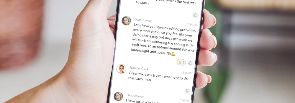 Joywell app phone view message 3